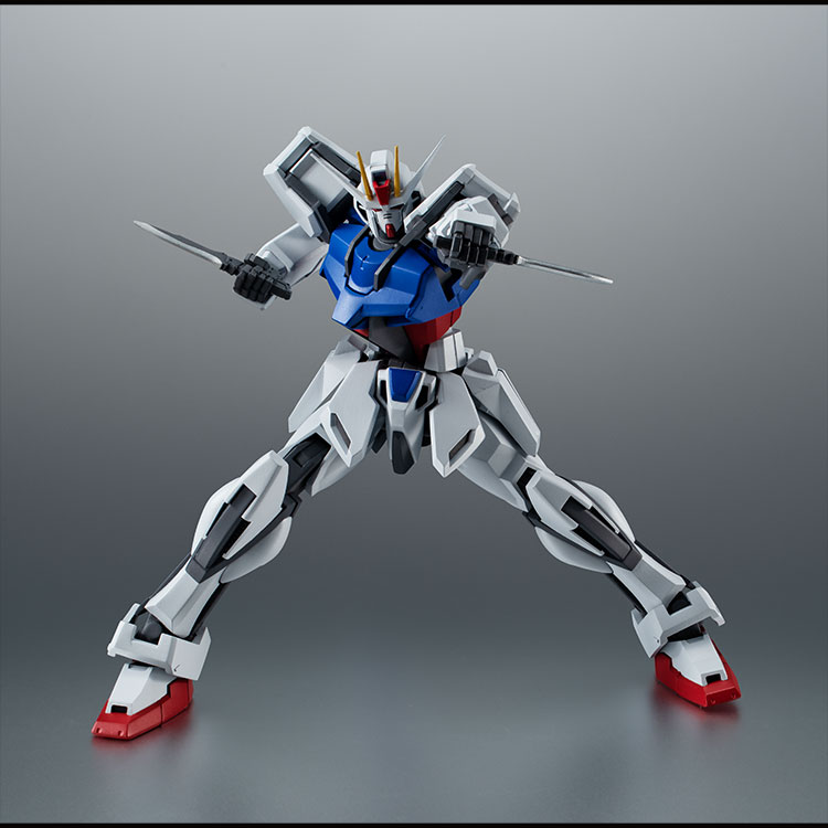 Figurine Gundam Seed Figurine Robot Spirits Gundam SEED - Strike Gundam Version A.N.I.M.E. - Figurine Articulée Bandai (13 Cm Figurine Gundam Seed Figurine Robot Spirits Gundam SEED - Strike Gundam Version A.N.I.M.E. - Figurine Articulée Bandai (13 Cm