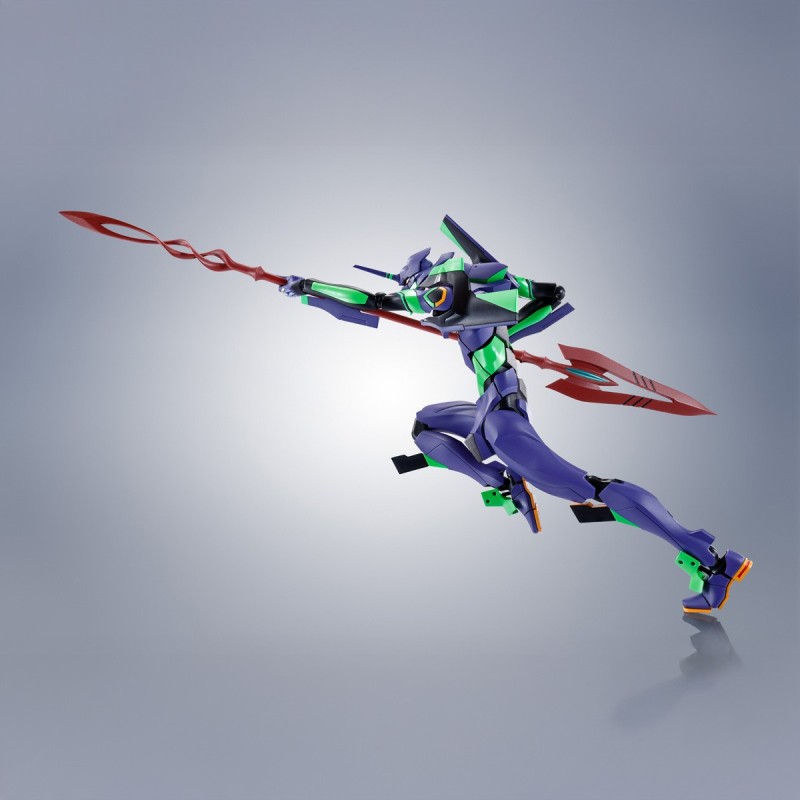 THE ROBOT SPIRITS EVANGELION 01 TEST TYPE WITH THE SPEAR OF CASSIUS RENEWAL COLOR EDITION - Imagen 5