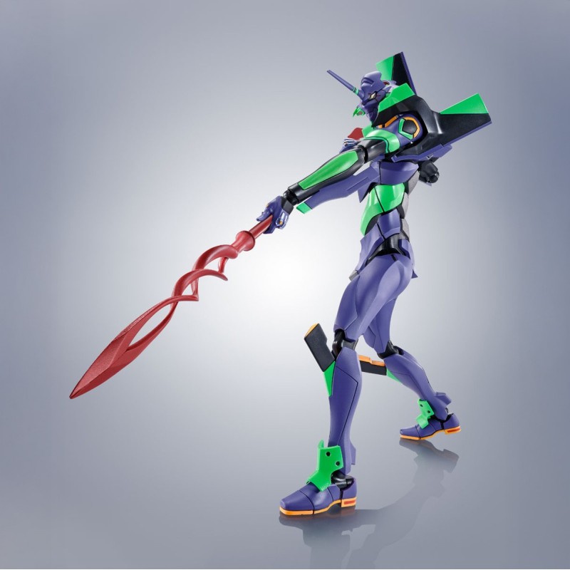 THE ROBOT SPIRITS EVANGELION 01 TEST TYPE WITH THE SPEAR OF CASSIUS RENEWAL COLOR EDITION - Imagen 8