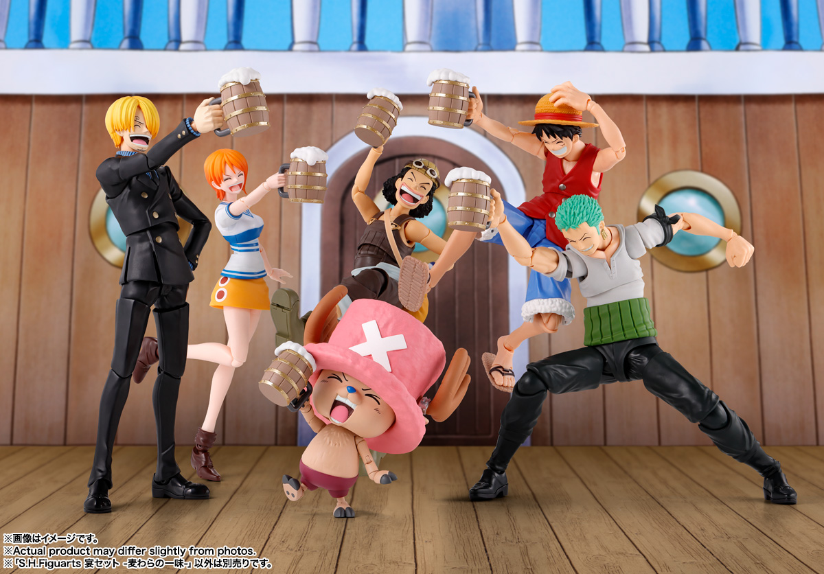 S.H.Figuarts PARTY SET -THE STRAW HAT CREW- - Imagen 3